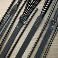 Attaches-câbles en nylon de haute qualité, nouvelle conception, autobloquantes, nylon 66, excellent rapport qualité-prix, 2,5*150, plastique, prix bas, longueurs 250 mm, attaches-câbles