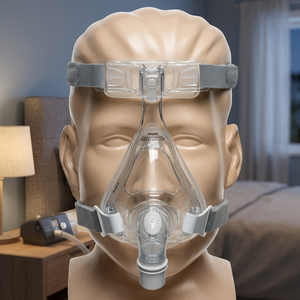Mascarilla Facial Completa de Silicona Amara para Dormir Profundamente con Puerto de Microexhalación Silencioso y Clips Talon para Uso Hospitalario y Doméstico - Comodidad - Product Image 2