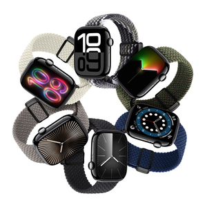 Bracelet de montre élastique tissé en nylon, adapté à la montre Apple, bracelet de montre de sport à boucle magnétique, bracelet de montre intelligente - Product Image 2