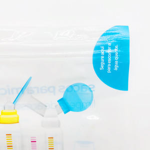 बेबी बोतल निप्पल जिप्लॉक माइक्रोवेव के लिए बायोडिग्रेडेबल माइक्रोवेव भाप गर्म और ठंडा फ्रीजिंग बैग - Product Image 2