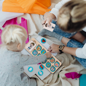 Jeu de tri d'activités professionnelles en bois CPC CE pour enfants, puzzle d'outils de carrière, pompier, médecin, jeu de société cognitif pour tout-petits - Product Image 4