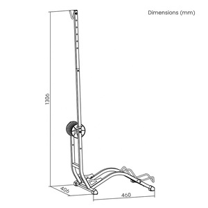 <span class=keywords><strong>Soporte</strong></span> para Bicicletas LBS03-01, Almacenamiento en Garaje, Vertical y Horizontal Ajustable, para Bicicletas de Interior y Eléctricas - Product Image 6