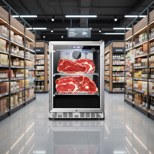 Nuelead NE-341 154L Gabinete de Maduración en Seco para Carne de Res de Acero Inoxidable con Enfriamiento por Aire, Pantalla Digital y Bajo Nivel de Ruido - Product Image 1