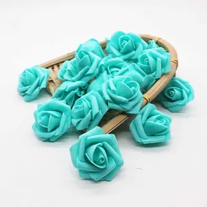 4cm 30PCS/Lot Big PE Foam Rose Artificial Flower Head Home Wedding Decoration DIY Scrapbooking Wreath Decorative Ros