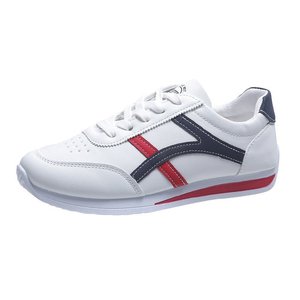 Zapatillas deportivas retro para mujer con bloques de color, con cordones, suela ligera y suave, antideslizantes, para caminar a diario, informales. - Product Image 3
