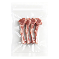 Sachets rétractables personnalisés et recyclables, compatibles micro-ondes, pour aliments congelés, gelées, conserves, salades, aliments pour bébés, sushis, lait
