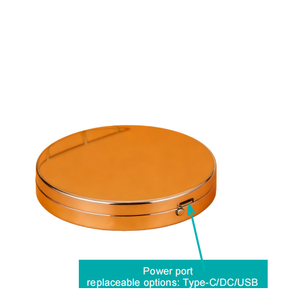 LETARON Custom Logo Small Portable Square Double-Sided Foldable LED <b>Light</b> Mini Cosmetic <b>Mirror</b> with Glass Pocket <b>Mirror</b> - Product Image 3