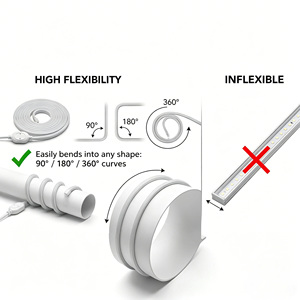 Bande lumineuse LED néon flexible en silicone sans pilote 220V, ultra-lumineuse, pour plafond, cave à vin et armoire - Product Image 3