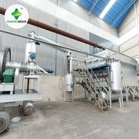 Máquina de destilación de aceite de motor usado a diésel no estándar, planta de refinería de aceite usado con esquema personalizado