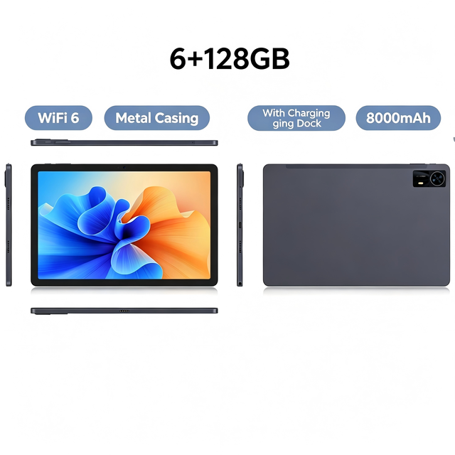 8000mAh 6+128G Metal Casing 10.95 Inches Android Wifi Commercial Business Tablets for Hotel Restaurant