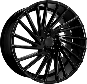 Rines de Aleación Forjada en Negro Brillante de 18, 19, 20, 21 y 22 Pulgadas, 5x112 5x120, para Autos de Pasajeros, Compatibles con BMW M3, M4, M5, X5, X6, X7 - Product Image 1