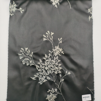 Tissu en similicuir PU imprimé effet broderie à prix abordable avec support tricoté 300 GSM pour robes et vestes