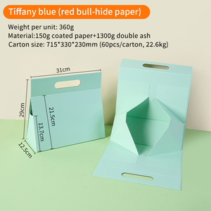 Scatola Regalo tùy chỉnh tam giác Giấy hộp quà tặng cho phụ nữ ví túi xách từ đóng cửa Khăn lụa bao bì hộp với <span class=keywords><strong>logo</strong></span> - Product Image 3