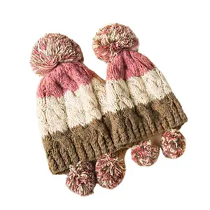 Factory supplier type custom hats cute design funky women winter hat
