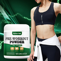 Poudre Pré-Entraînement 12g Bouteille 20 Pack Sans Sucre Peptide de Poisson des Grands Fonds Boost d'Énergie Endurance Force Entraînement