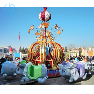Funfair flying <span class=keywords><strong>elefante</strong></span> cavalca rotanti giostre parco divertimenti gioco di carnevale - Product Image 3