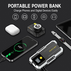 Arrancador de Baterías para Coche 21800mAh Rojo 4000A Pico con Pinzas Inteligentes y Tipo-C para Arranque de Motores de Gasolina - Product Image 5