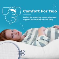 Confort douillet vers le bas Alternative grossesse longue câlin oreiller mousse à mémoire côté dormeurs maternité corps entier oreiller pour lit dormir
