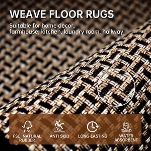 Tapete Rectangular para Cocina de Tierra de Diatomeas, Antideslizante, Resistente al Aceite, Lavable, Resistente a las Manchas, Impermeable, Tapete Largo - Product Image 3