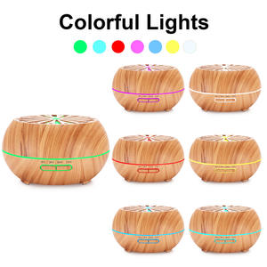 Wood Grain Aromatherapy <b>Humidifier</b> 400ml 167x95mm With Led Light For Home Office Use - Product Image 4