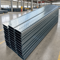 Plancher préfabriqué en acier, sans coulage de béton, ignifuge, composite, pour système de construction de mezzanines de bureaux en immeubles de grande hauteur