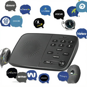 Hosmart FCC sistema di interfono <span class=keywords><strong>Wireless</strong></span> certificato facile digitale palmare a due vie Walkie Talkie per uso ufficio e casa 10km di autonomia - Product Image 2
