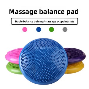 Inflable PVC Yoga Balance Trainer espesado a prueba de explosiones disco de estabilidad para mejorar el <span class=keywords><strong>equilibrio</strong></span> cojines - Product Image 2