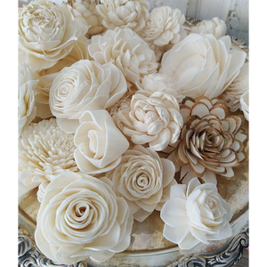 Palo difusor de caña artificial hecho a mano de nuevo diseño con flor Sola - Product Image 3