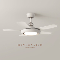 Nouveaux ventilateurs de plafond intelligents LED de 42 pouces 2026 avec lampes LED et rotation réglable pour salon et maison, avec télécommande et Wi-Fi