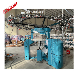 Machine à tricoter circulaire double jersey automatique certifiée CE de haute qualité avec moteur et roulement - Product Image 2