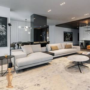 नई आगमन यूरोपीय लोकप्रिय उत्तम प्रीमियम मॉड्यूलर सुरुचिपूर्ण कोने सोफे आधुनिक डिजाइन - Product Image 3