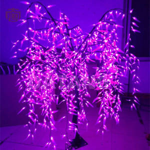 Guirlande lumineuse LED effet saule, branches souples, en plastique, étanche, pour décoration intérieure et extérieure, idéale pour hôtels, centres commerciaux, mariages - Product Image 3