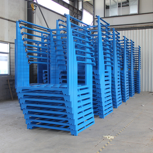 Heavy Duty kho tùy chỉnh Pallet thép xếp chồng lốp có thể tháo rời lốp lưu trữ khung <span class=keywords><strong>palletainer</strong></span> - Product Image 5