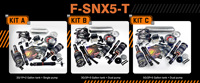 AIRMEXT/F-SNX5-T Kit de Suspension Pneumatique Amortisseur Réglable Avant Arrière AirRide Airlift Gestion Pneumatique pour Voitures