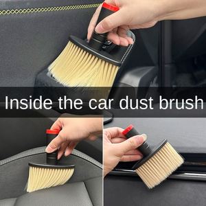 Brosse de nettoyage pour fentes et aérateurs de voiture en plastique ABS, outil d'entretien intérieur, pour élimination de la poussière, vente en gros - Product Image 3