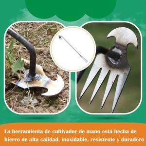 Zappa da giardinaggio manuale strumento per l'allentamento delle verdure per la cura dell'orto - Product Image 3