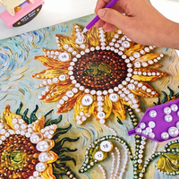 Peintures Diamantées 5D DIY Animaux 30*40cm, Kits d'Art Diamanté pour Adultes Débutants, Décoration Murale Maison