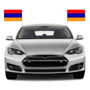 Drapeau de voiture d'Arménie à prix abordable, 12x18 pouces, logo personnalisé, matériaux de haute qualité - Product Image 4