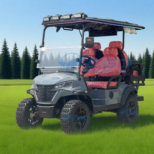 Carrito de golf eléctrico de cuatro plazas para turismo, precio mayorista, coche nuevo para caza - Product Image 2
