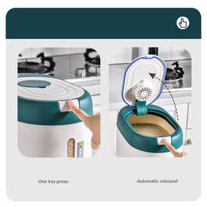 Hot Sale <strong>Kitchen</strong> 10kg Grain <strong>Storage</strong> Container Cereal Dispenser Rice Coffee Bean Dry Food Dispensers - Product Image 2