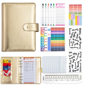 Cuaderno <span class=keywords><strong>de</strong></span> Hojas Sueltas Macaron, Libreta <span class=keywords><strong>de</strong></span> Cuero Sintético, Regalo Popular en Internet, Libro <span class=keywords><strong>de</strong></span> Cuentas, Organizador <span class=keywords><strong>de</strong></span> Presupuesto - Product Image 3