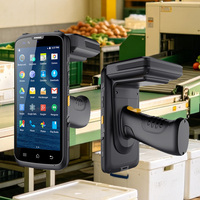 جهاز PDA متين يعمل بنظام أندرويد بشاشة 5 بوصة مع مستشعر بصمات الأصابع وقارئ RFID UHF USB مكتبي وتقنية التعرف على الوجه وبصمات الأصابع