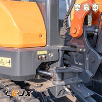 Mini-excavatrice télescopique sur chenilles de 2,5 tonnes, livraison rapide, certifiée CE EPA Euro 5, tout-terrain, pour projets forestiers, agricoles et aménagement paysager