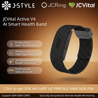 JCVital 2501 SDK APL OEM ODM Pulsera de Salud con IA, Seguimiento de Múltiples Ejercicios, Control del Estrés y Frecuencia Cardíaca