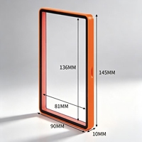 Étui de protection magnétique personnalisé pour cartes gradées PS, en plastique transparent, double face, pour cartes à collectionner, affichage transparent 10 mm