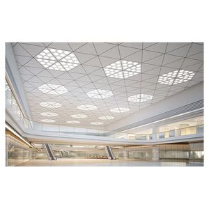 Chất Lượng Cao <span class=keywords><strong>2025</strong></span> Thiết Kế Hiện Đại Trần Treo Kim Loại Dải Vách Ngăn Nghệ Thuật Nhôm Trần Cho Bảo Tàng Siêu Thị Trần - Product Image 5