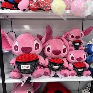 Boneka Stitch dan Angel, Boneka Beruang Stitch Lucu, Isi Kapas PP, Perdagangan Luar Negeri, Hadiah Hari Valentine - Product Image 2
