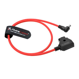 สายไฟ Alvin's D-Tap to 2.1DC แบบยืดหยุ่นพิเศษ ยาว 2 ฟุต หัวงอ 12V สำหรับ Atomos Ninja V Blackmagic Video Assist <span class=keywords><strong>SmallHD</strong></span> 702 - Product Image 5