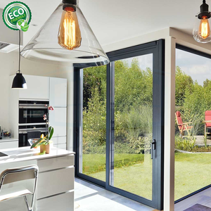 Porte extérieure en aluminium à rupture de pont thermique personnalisée, magnifiques portes coulissantes en verre pour balcon - Product Image 5