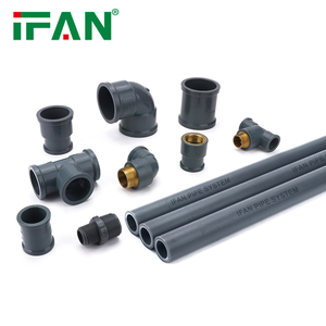 IFANPlus usine SCH40 Injection polychlorure de vinyle Joint blanc filetage d'eau raccord 1/2 "-6" raccord de tuyau UPVC pour l'approvisionnement en eau - Product Image 4